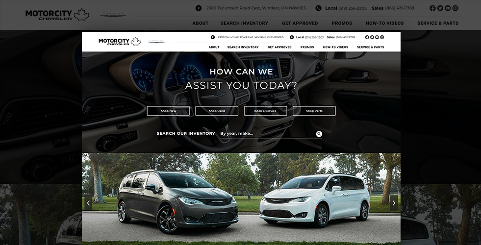 1 Windsor Chrysler Dealership New & Used Car Dealer Essex